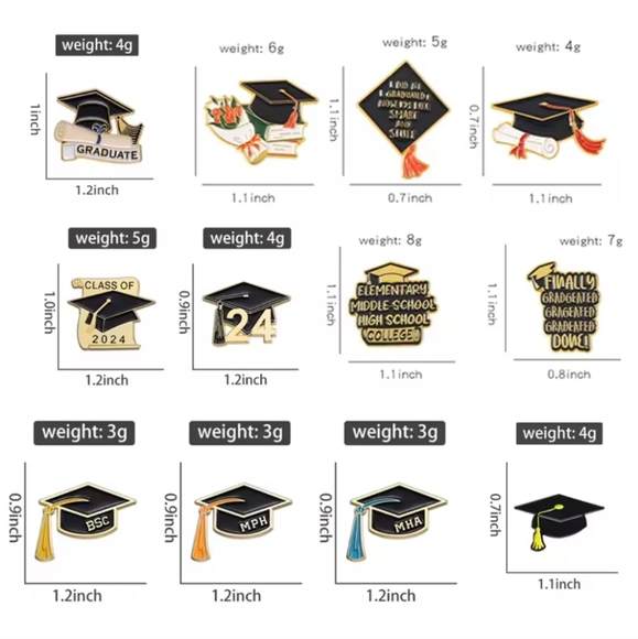 🎓 Graduation - I Did It - Enamel Pin - Picture 2 of 2